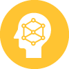 Ícono de cerebro que simboliza ciencia y validación